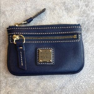Dooney & Bourke Pebble Grain Coin Case/Keychain